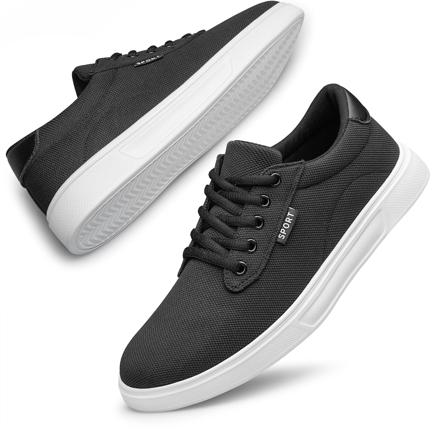 

Кроссовки ADQ для мужчин, для ходьбы и бега, повседневные, удобные, легкие и универсальные, белый/черный