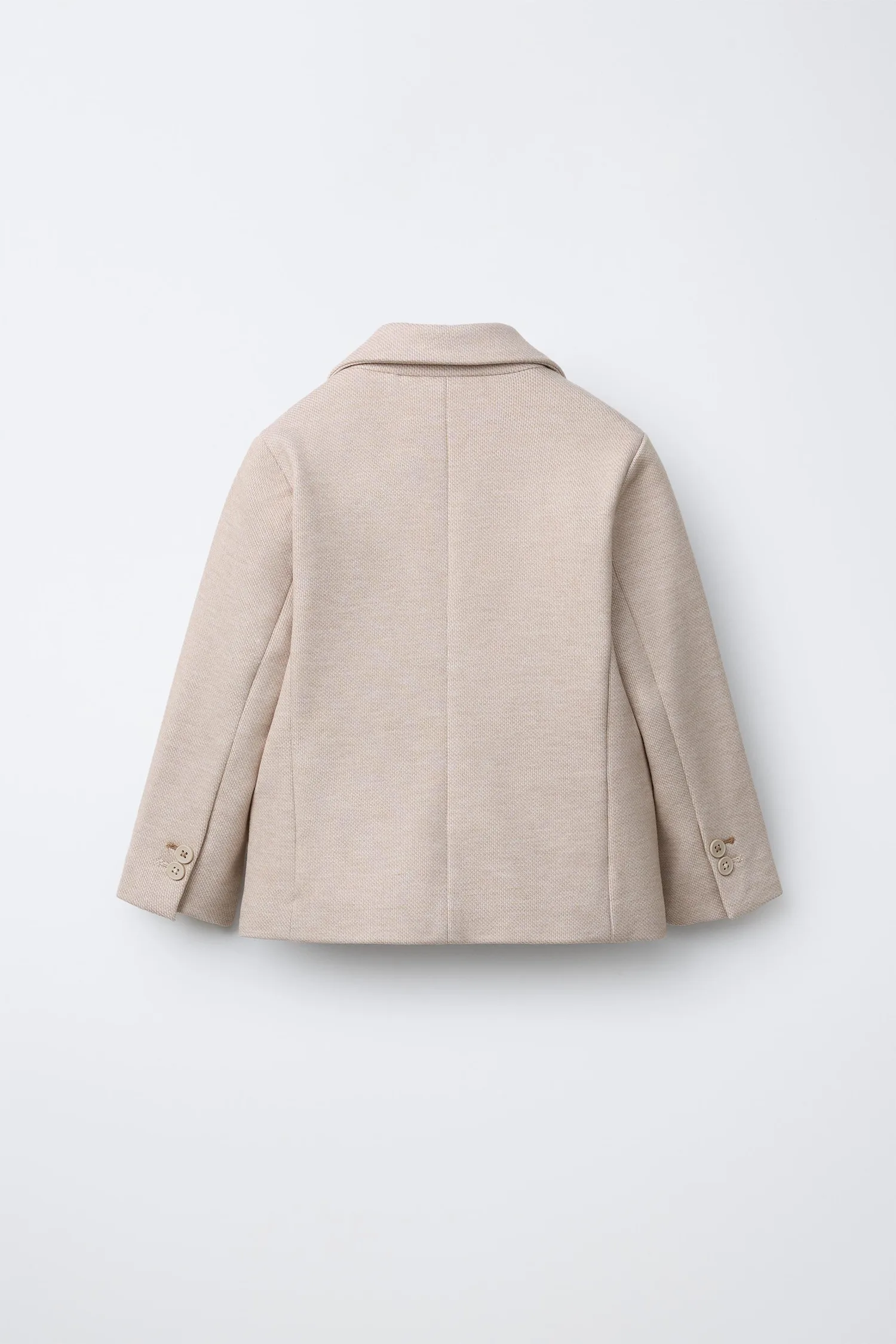 Удобный костюм-пиджак Zara, светло-бежевый — фото 2