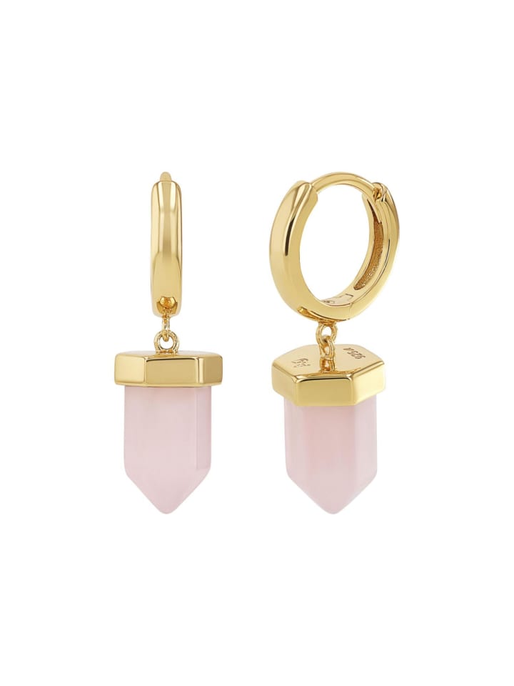 

Noelani Серьги Charm Creole из серебра 925 пробы, покрытого желтым золотом