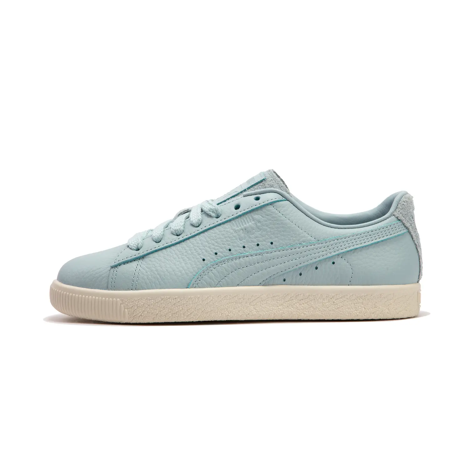 

Кроссовки Puma Clyde Premium Skateboarding Shoes Unisex Low-top Frost Blue - Rice White, голубой, Синий, Кроссовки Puma Clyde Premium Skateboarding Shoes Unisex Low-top Frost Blue - Rice White, голубой
