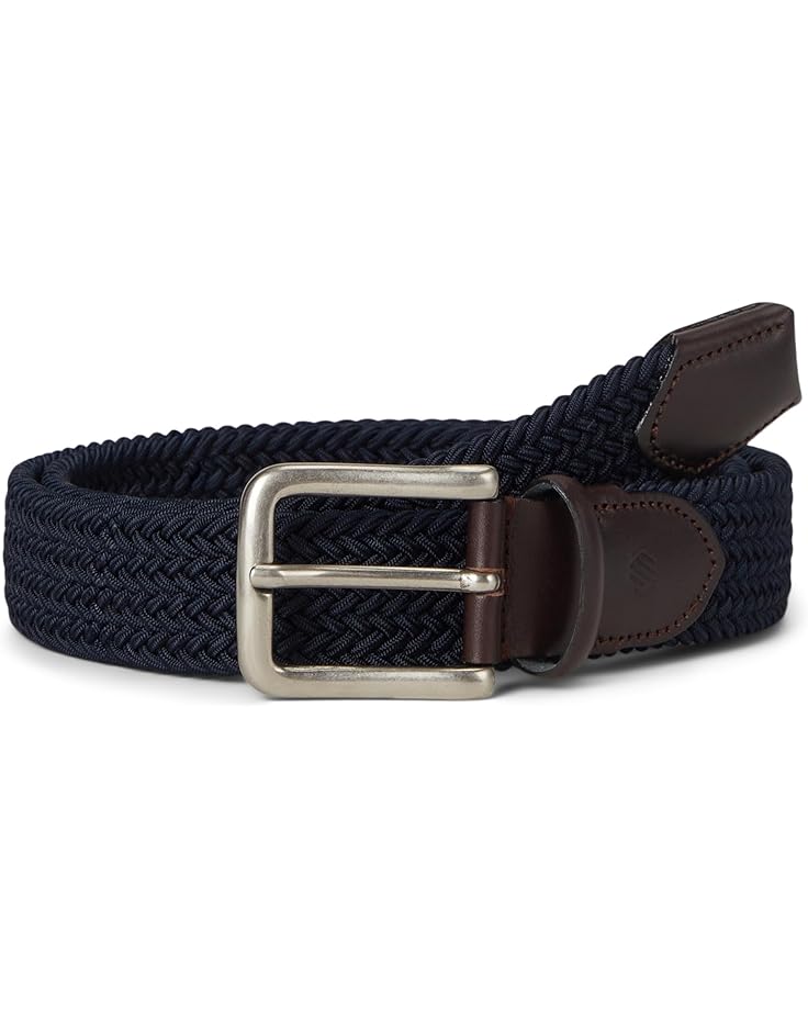 

Ремень Johnston & Murphy Woven Stretch-knit Belt, темно-синий