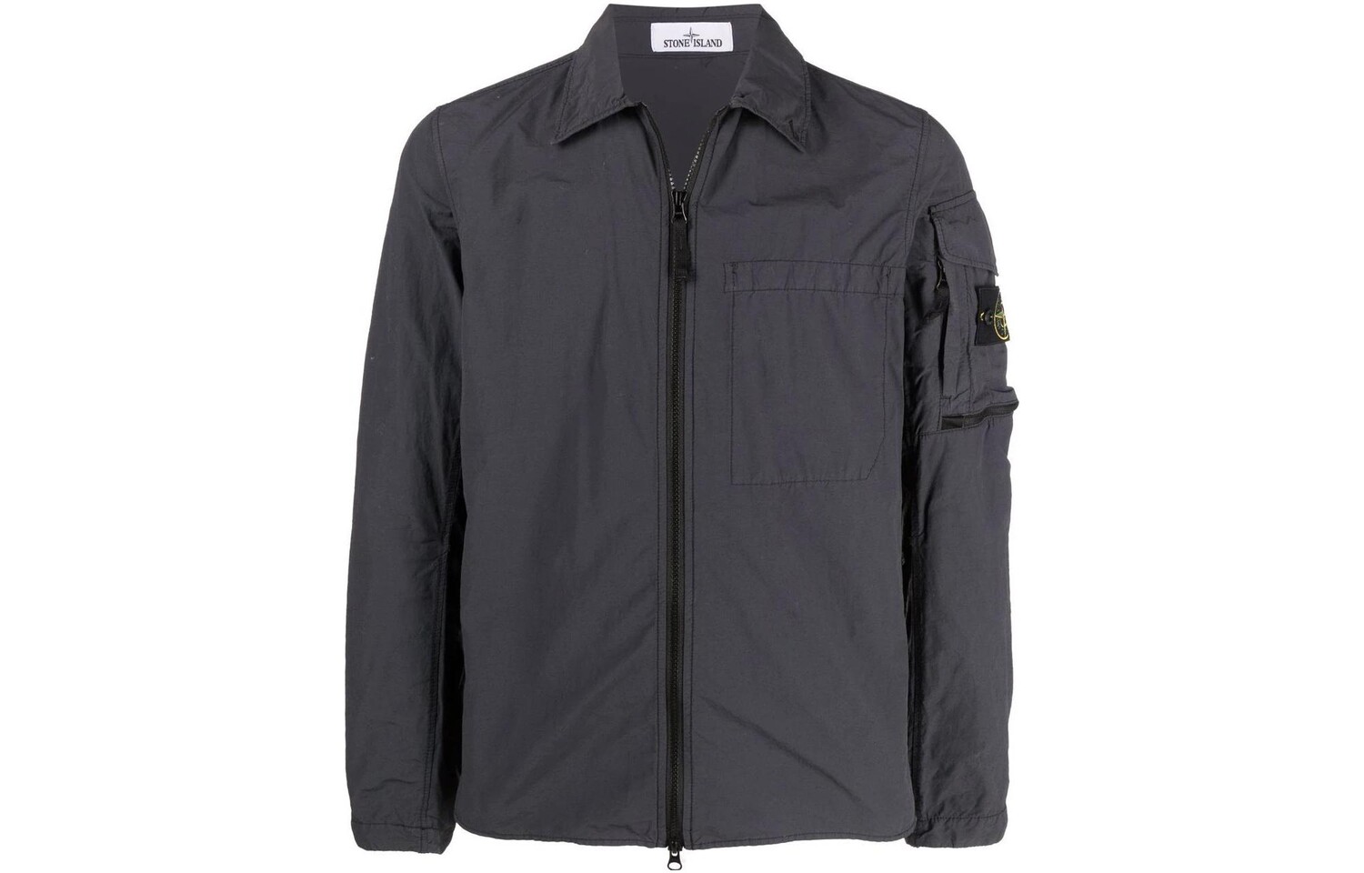 

Куртка мужская угольно-черная Stone Island, черный