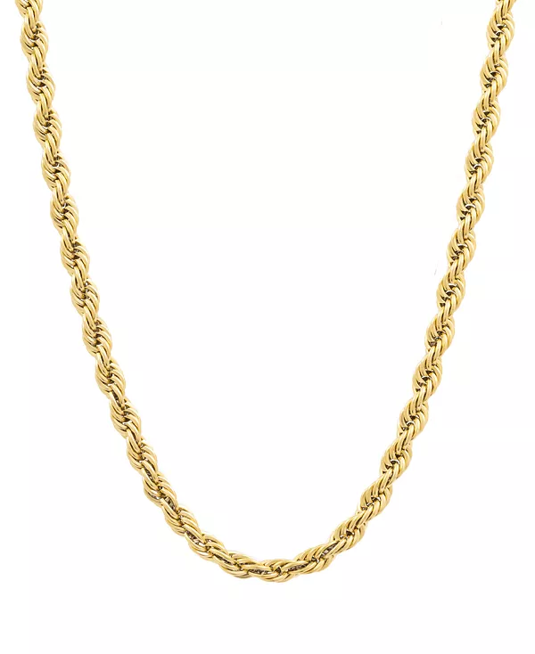 

Мужское ожерелье-цепочка длиной 24 дюйма из нержавеющей стали с ионным покрытием золотистого оттенка Legacy For Men By Simone I. Smith, gold-tone