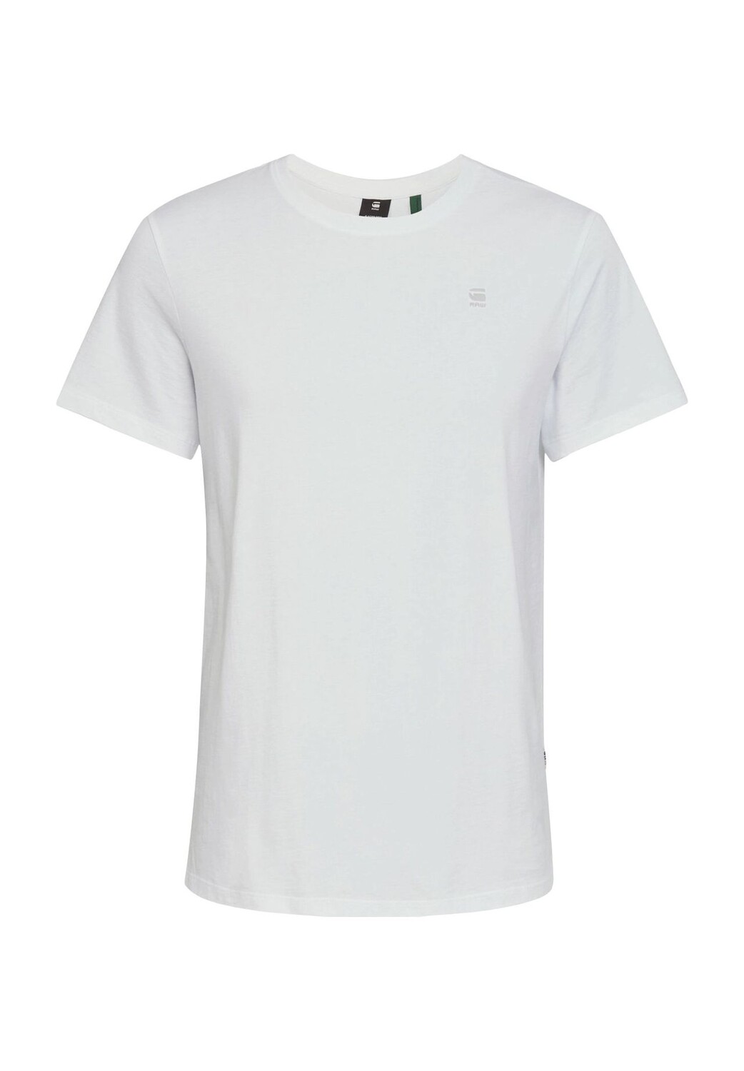 

Футболка, хлопок, крапчатый, круглый вырез, мужская G-STAR RAW, белый