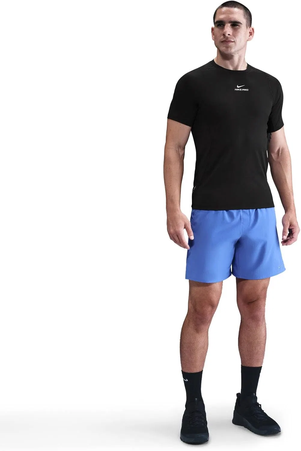 Мужская футболка Nike Pro Training Dri-fit с коротким рукавом — фото 3