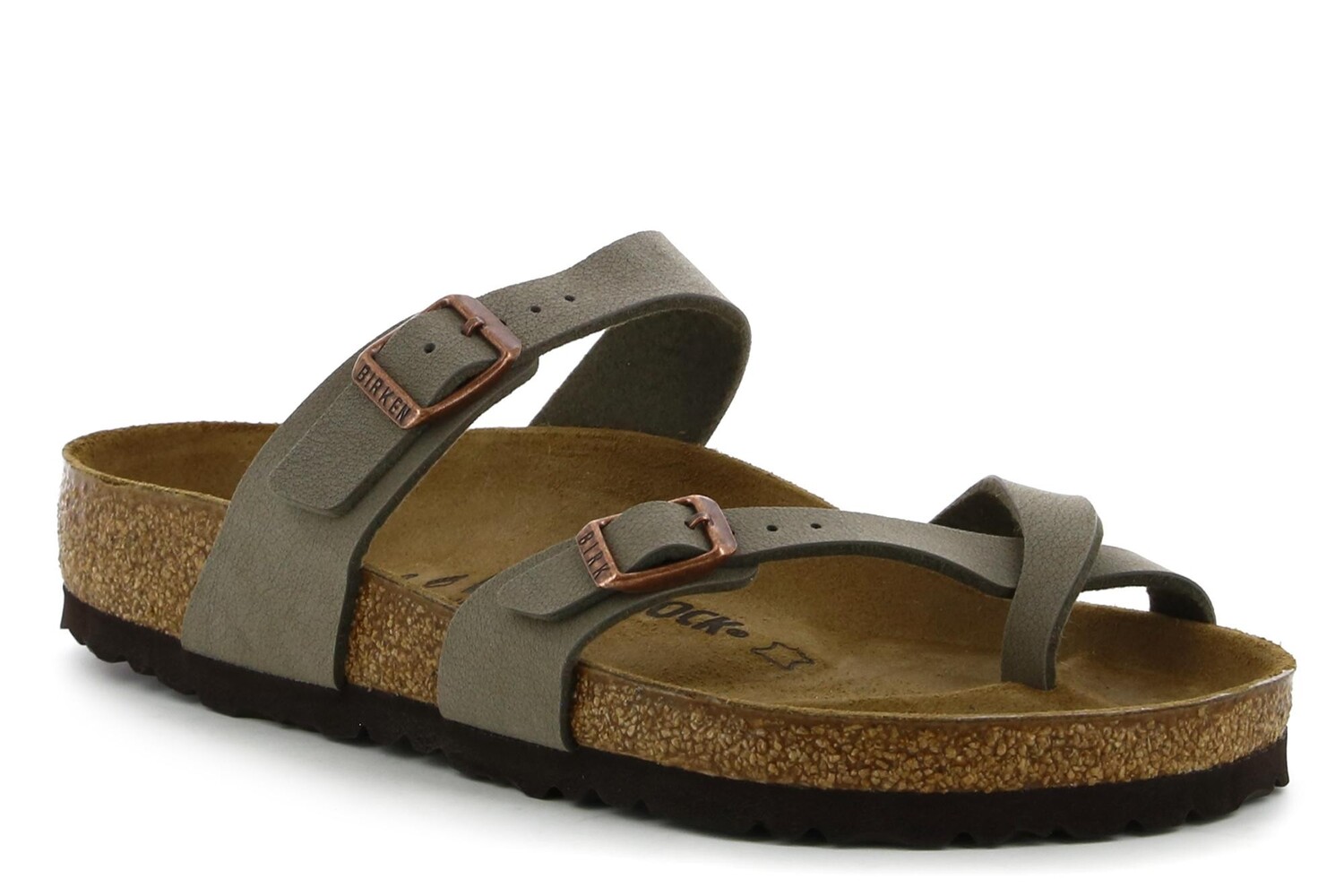 Сандалии Mayari bf на плоской подошве - стандартный Birkenstock, хаки — фото 2
