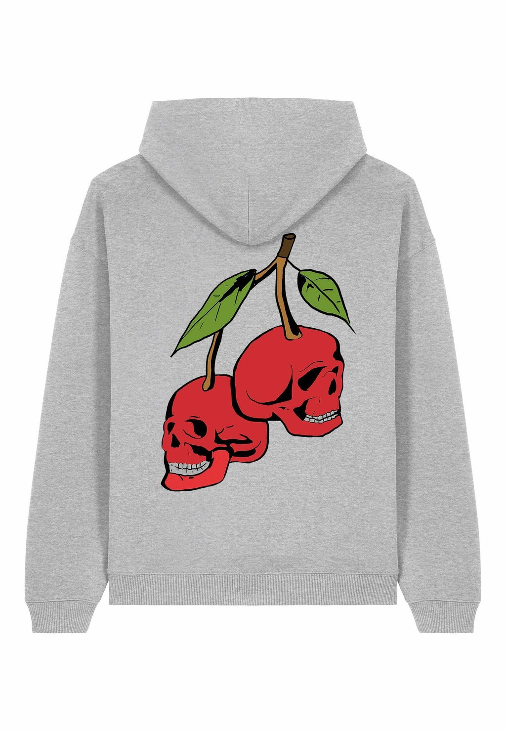 

Толстовка CHERRY BACK PRINT - Hoodie Mira Paris, пятнистый серый
