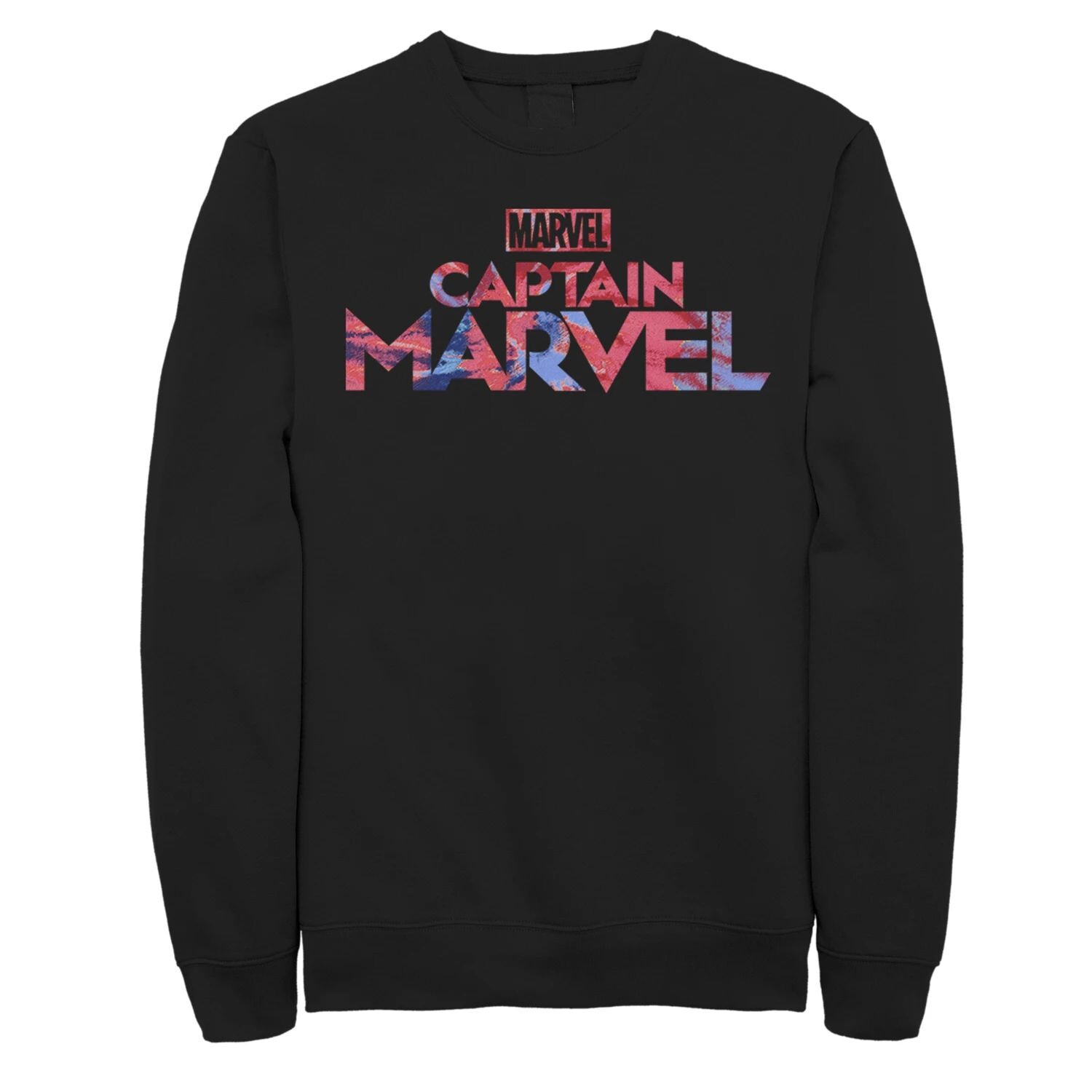 

Мужской свитшот Captain Marvel Tie Dyed Licensed Character