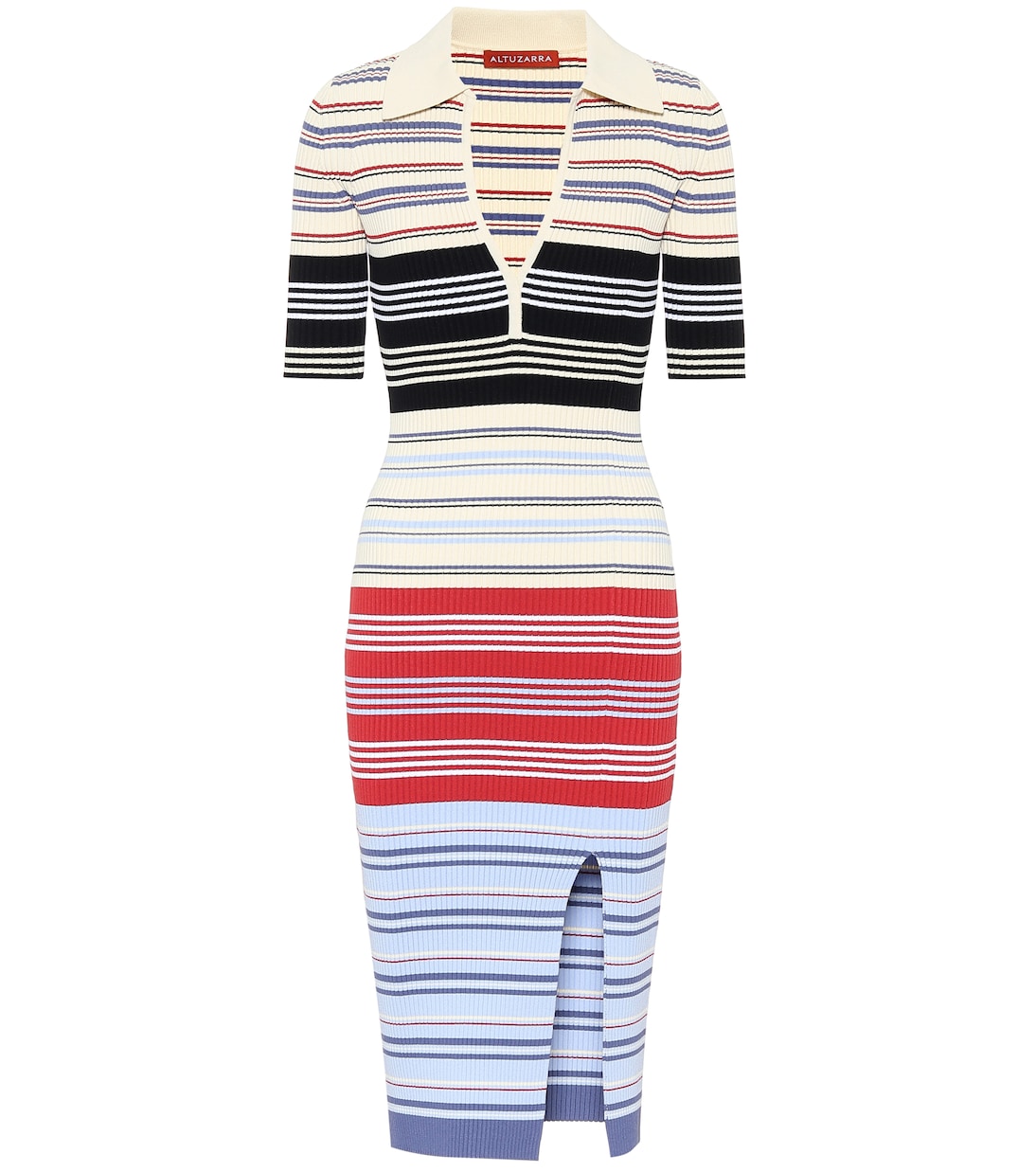 

Платье миди Barkers из трикотажа в рубчик Altuzarra, Magnolia Multi Stripe