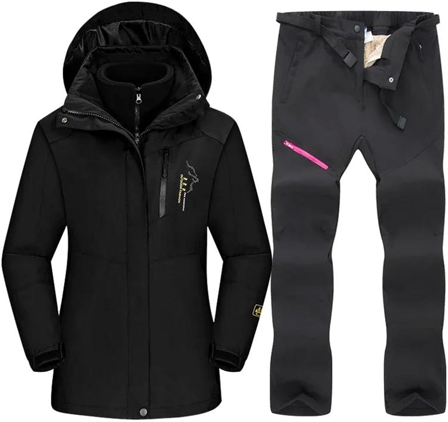 

Ski Suit Women Windproof Skiing And Snowboarding 3 In 1 Jacket Fleece Pants Set Thick Warm Snow Costumes Outdoor Wear Generic, 1Set(Jacket Pants)06, Белый, Ski Suit Women Windproof Skiing And Snowboarding 3 In 1 Jacket Fleece Pants Set Thick Warm Snow Cos