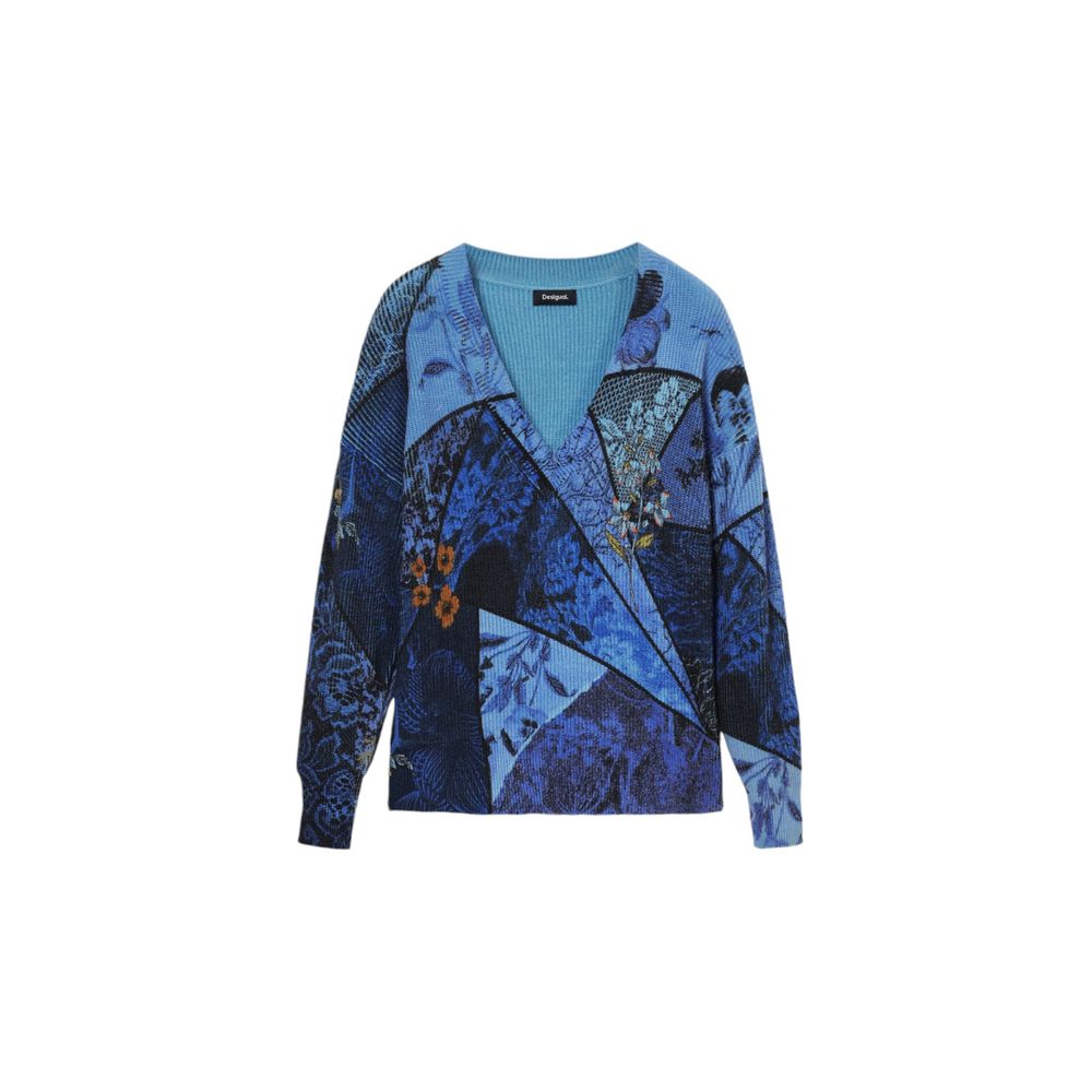 

Фиолетовый вискозный свитер Desigual