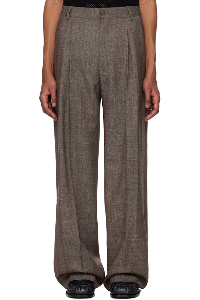 

Брюки со стрелками Dries Van Noten, красный