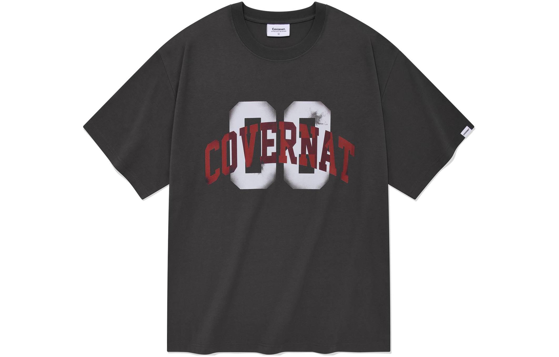 

Футболка SS24 мужская графит COVERNAT, серый