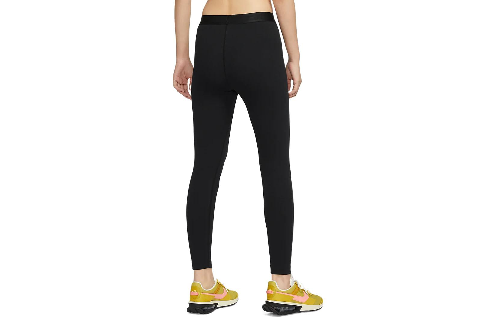 Брюки (WMNS) Nike AS W Sportswear Nike Sportswear Air RIB TIGHTS HR Black — фото 2