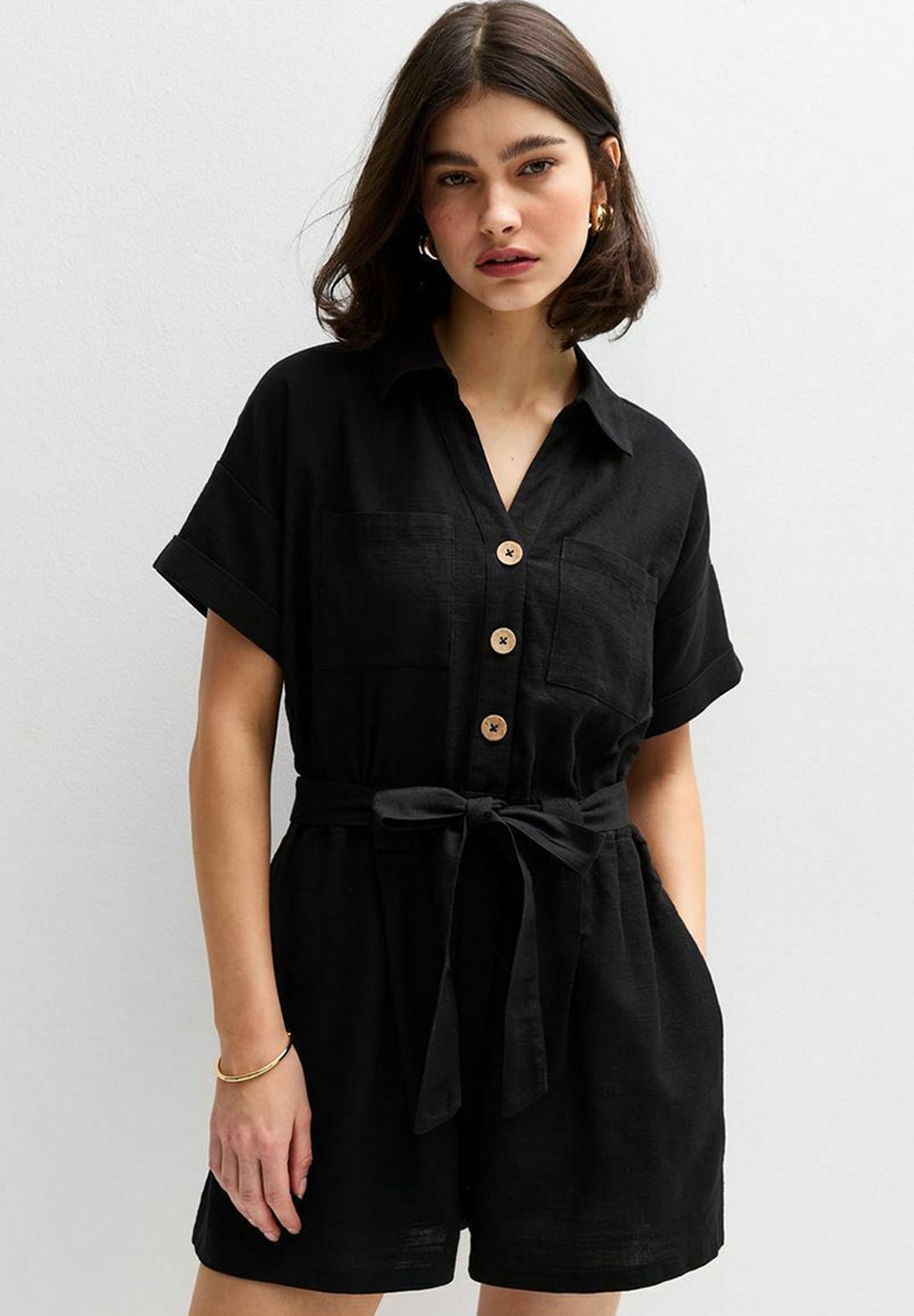 

Комбинезон BELTED New Look, черный