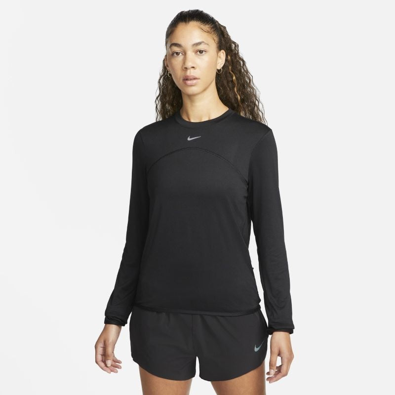 

Женский топ Nike Dri-FIT Swift Element UV с длинным рукавом, черный