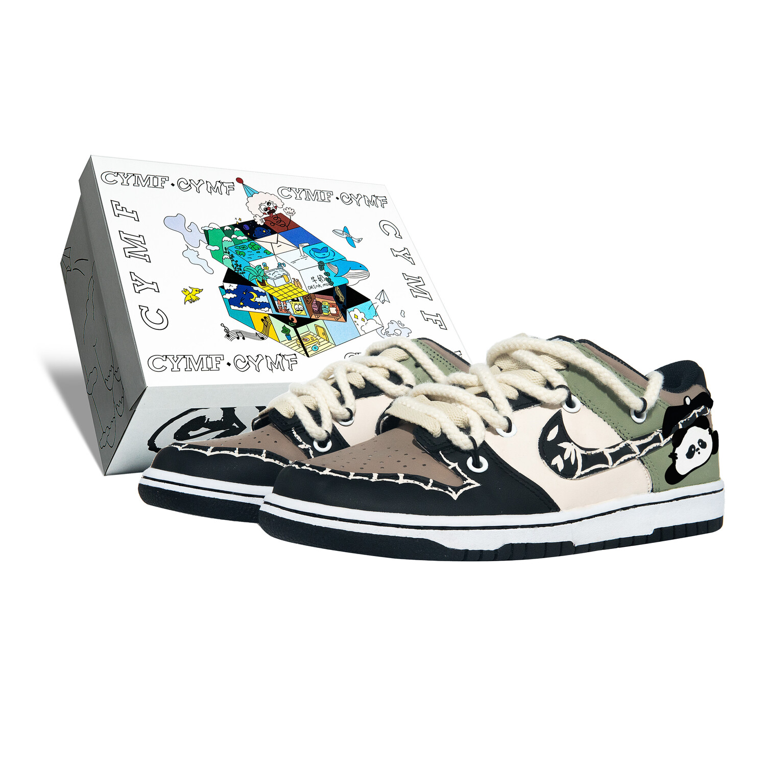 

Обувь для скейтбординга Dunk Kids для начальной школы Nike, хаки