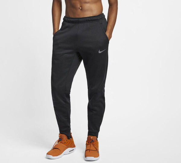Спортивные штаны Nike Thermatapered Fleece Lined Training Quick Dry Long Pants Black, черный — фото 3