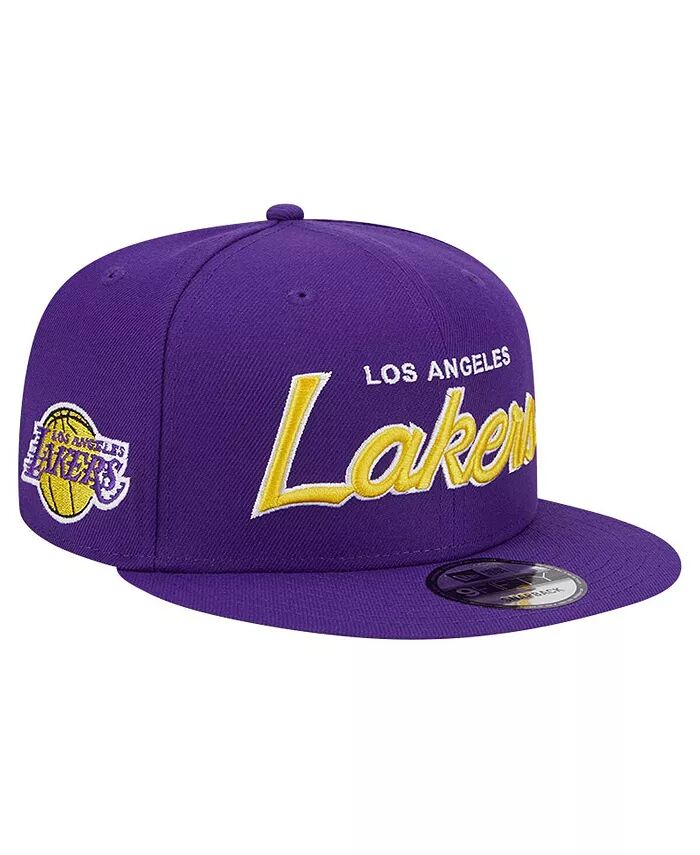 

Мужская фиолетовая бейсболка Los Angeles Lakers Evergreen Script Side Patch 9FIFTY Snapback New Era