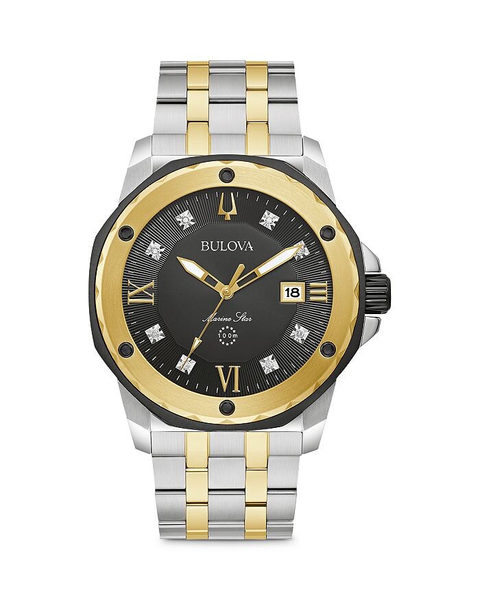 

Часы Bulova Marine Star, 44 мм, черный