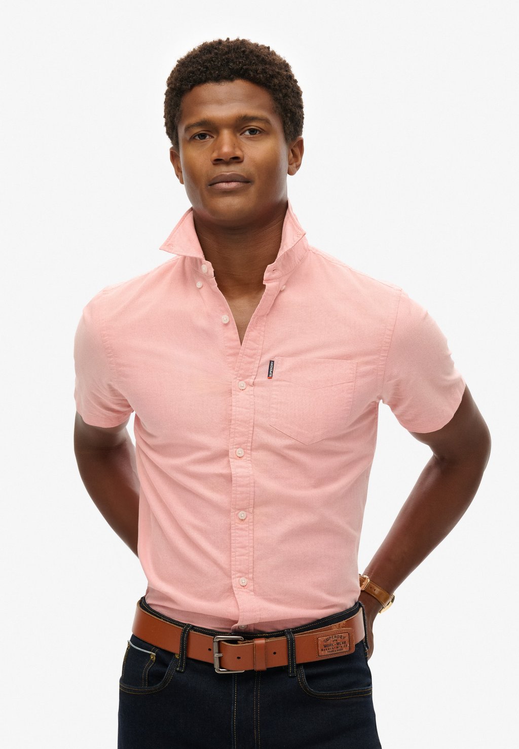 

Рубашка Superdry, розовый