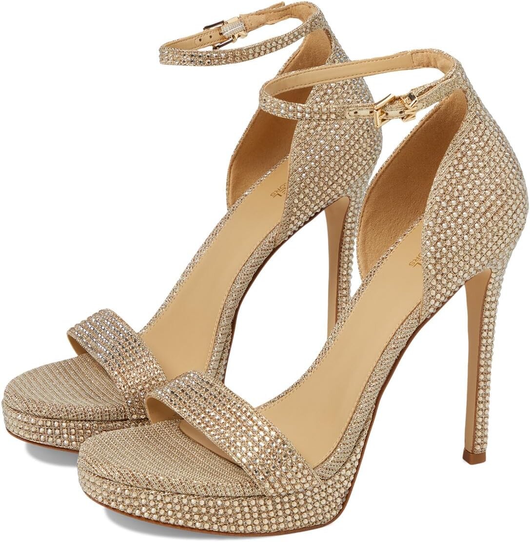 

Сандалии MICHAEL Michael Kors Jordyn Platform Sandal, цвет Pale Gold 1