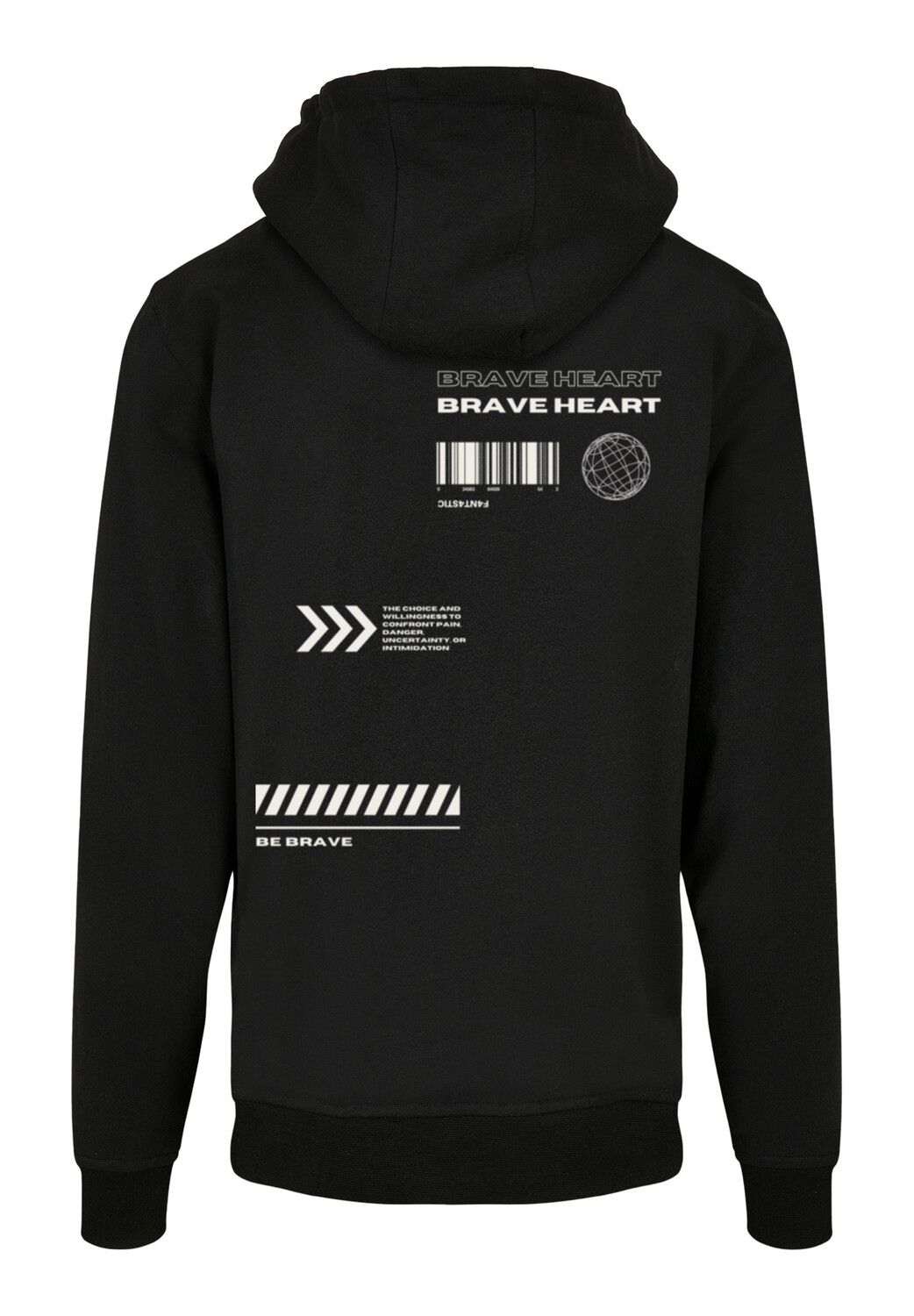 

Пуловер F4NT4STIC Basic Hoodie Brave Heart HOODIE, черный