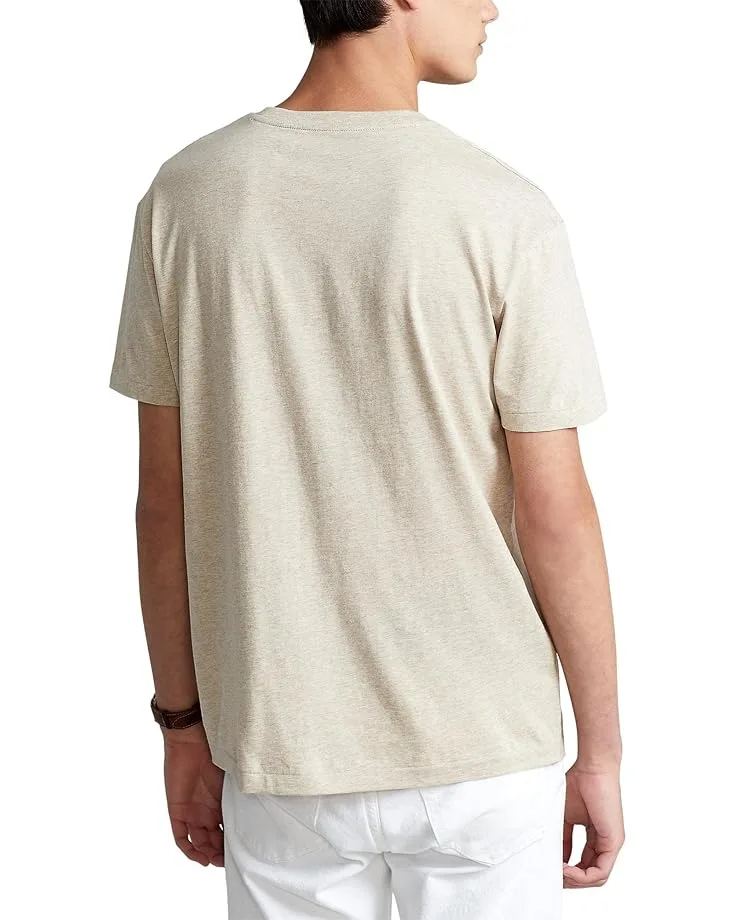 Футболка Polo Ralph Lauren Classic Fit V-Neck Tee, Expedition Dune Heather — фото 2