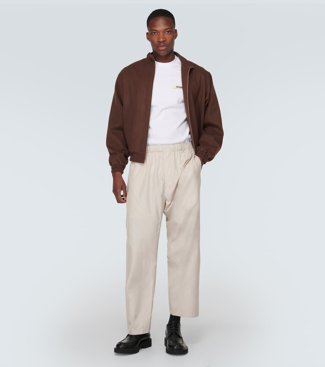 Футболка le из зернистого хлопка Jacquemus, белый — фото 2