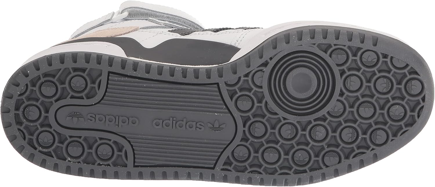 Мужские кроссовки adidas Originals Forum Mid, белый/серый/золотой — фото 4