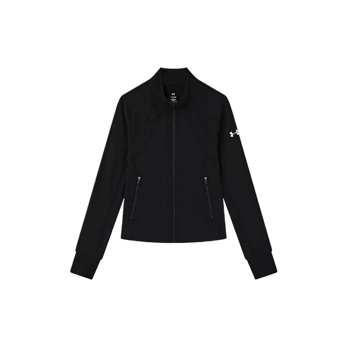 Детская куртка с воротником-стойкой, умеренная растяжимость Under Armour, Black