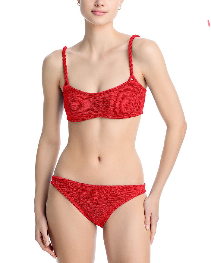 

Футболка и шорты Phoebe Crinkle Hunza G, красный