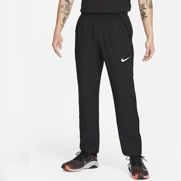 Брюки men's dri-fit team solid color logo straight sports pants/trousers/joggers black Nike, мультиколор — фото 4