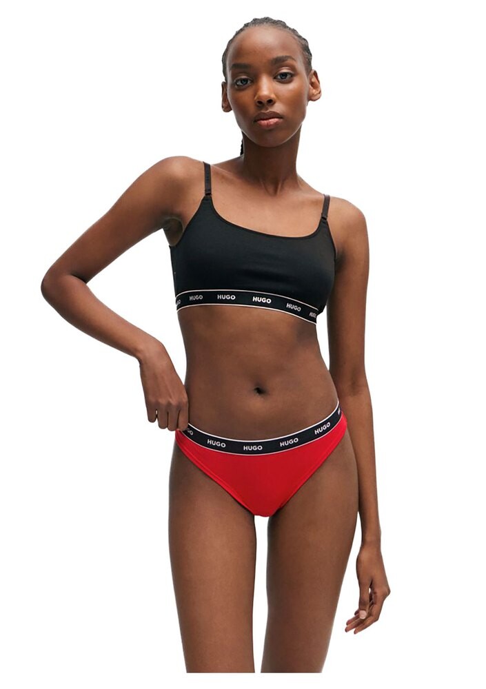 

Стринги HUGO Stripe Pyp 10240727, черный
