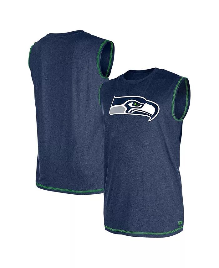 

Мужская темно-синяя майка Seattle Seahawks для колледжа New Era, синий