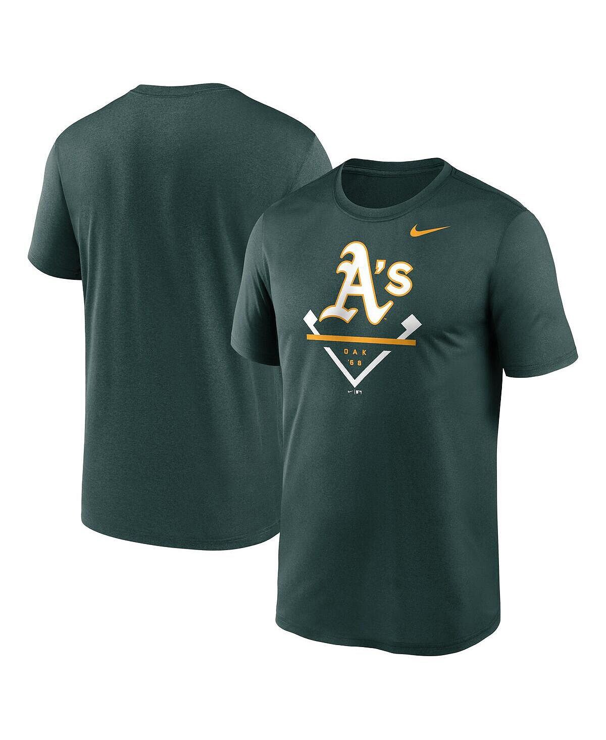 

Мужская зеленая футболка Oakland Athletics Icon Legend Performance Nike, Зеленый, Мужская зеленая футболка Oakland Athletics Icon Legend Performance Nike