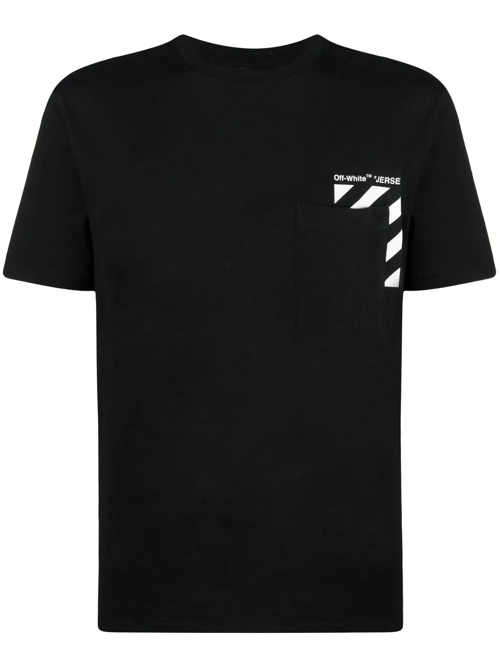 

Футболка с полосками Diag OFF-WHITE, черный