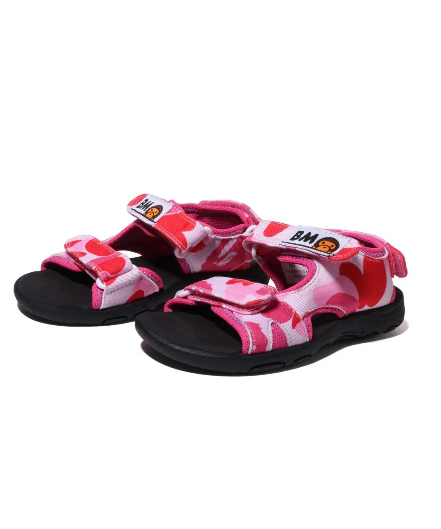 Детские сандалии ABC CAMO BABY MILO A BATHING APE розовые
