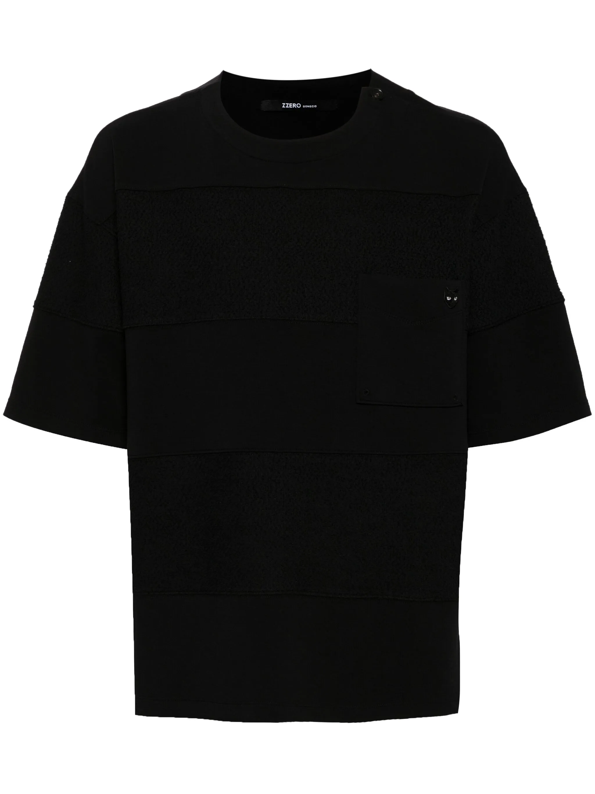 

Футболка Panther с вышитым логотипом Zzero By Songzio, черный