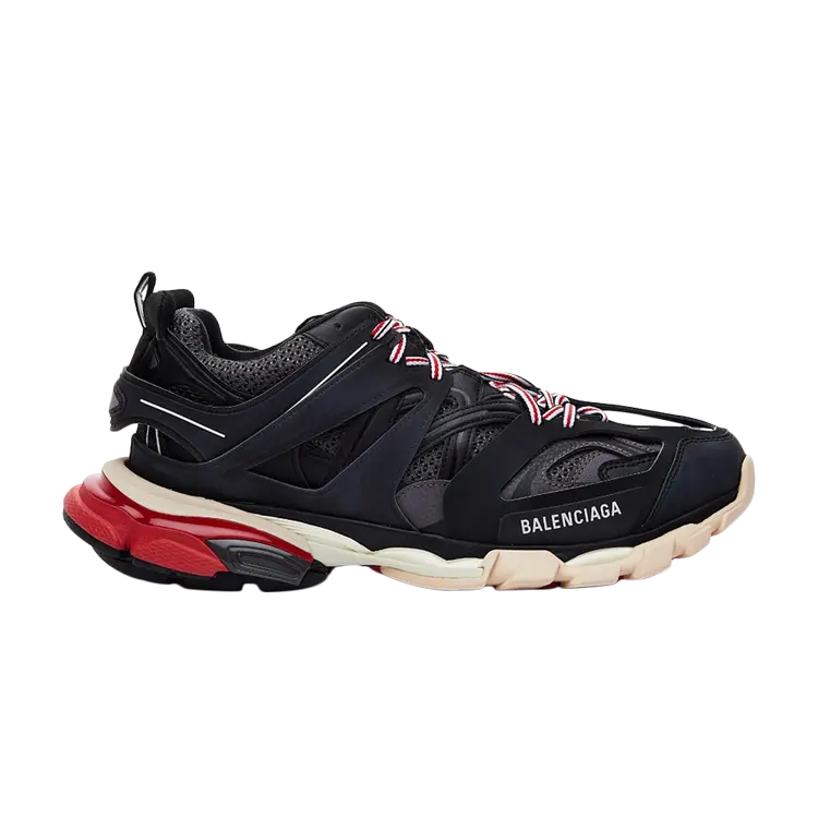 Кроссовки Balenciaga Wmns Track Trainer 'Black Red', черный