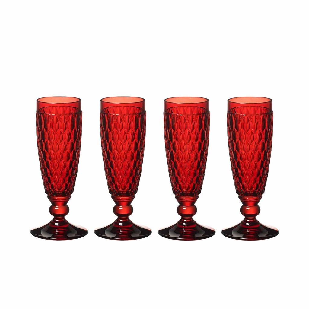 

Villeroy & Boch Boston Colored Набор из 4 бокалов для шампанского, красный