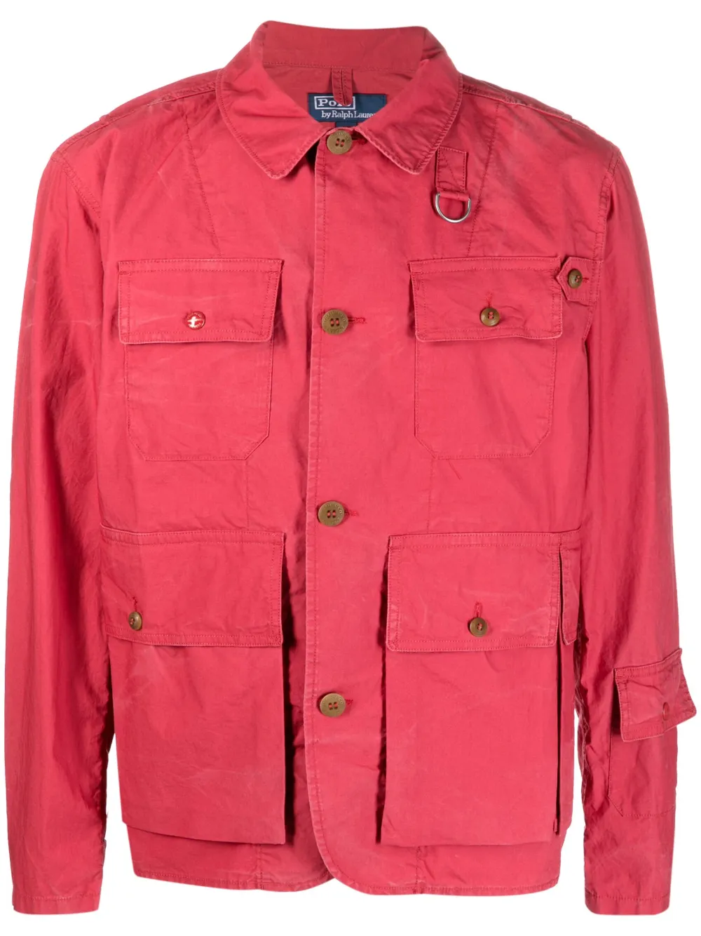 

Куртка с накладными карманами Polo Ralph Lauren, красный