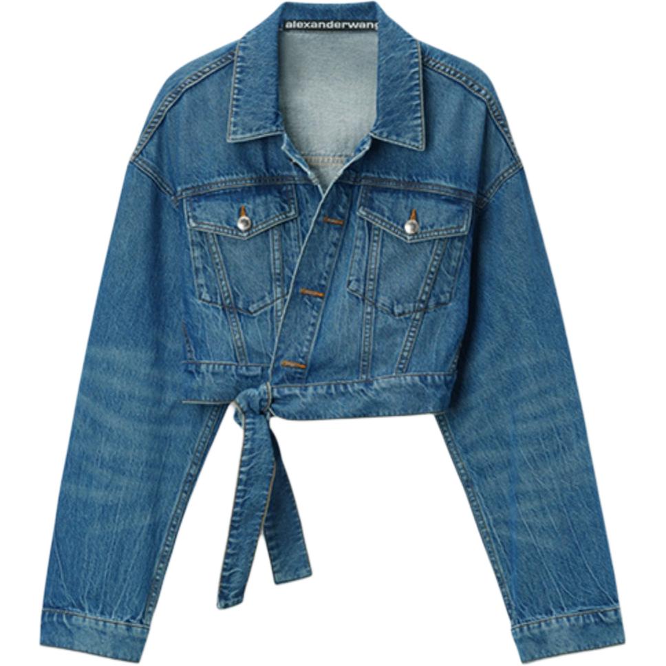 

Alexander Wang Куртка-тракер в стиле Wrapped, Dark Blue
