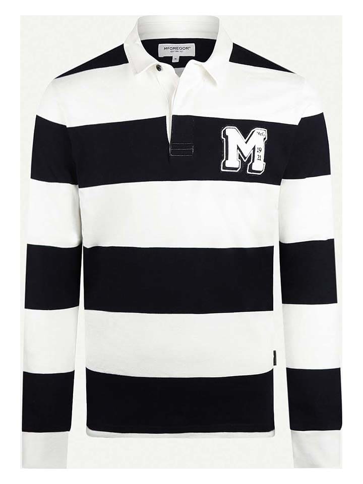 

Поло McGregor Poloshirt, черный/белый