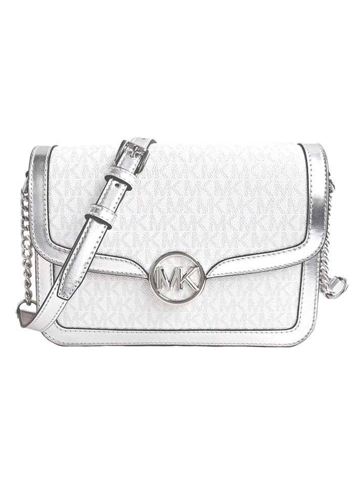 

Наплечная сумка Michael Kors, цвет weiß/silber - (b)23 x (h)18 x (t)6 cm