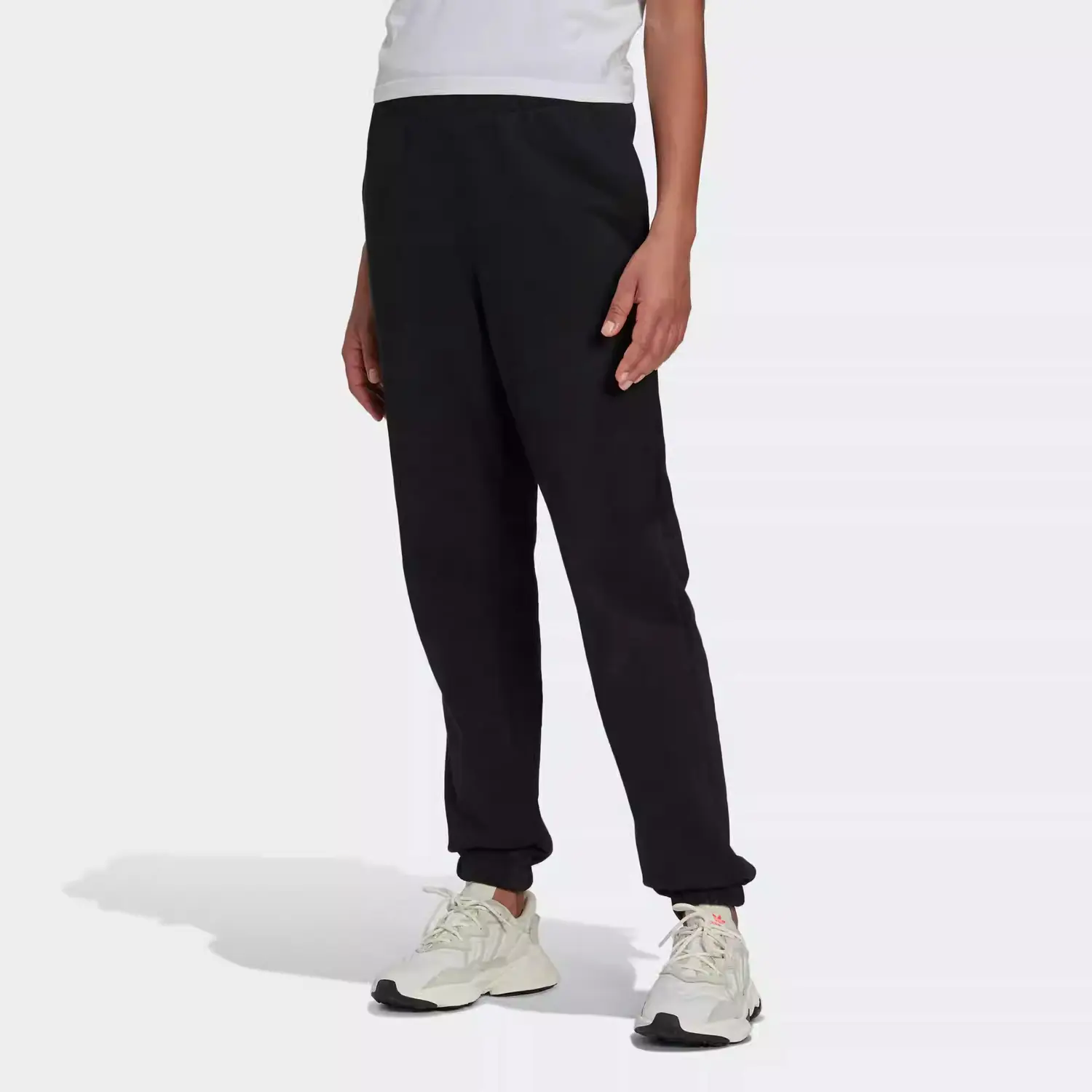 Adidas Knitted Sweatpants Japan Version Women's Black — фото 4