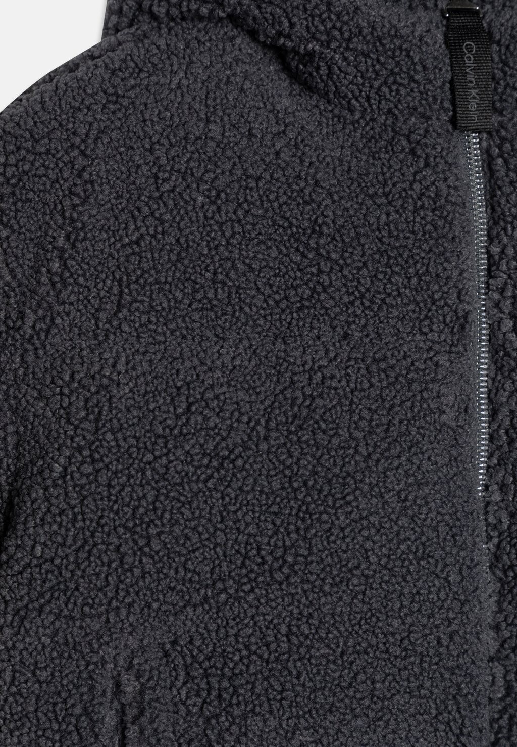 

Зимняя куртка TEDDY HOODED PUFFER Calvin Klein Jeans, темно-серый