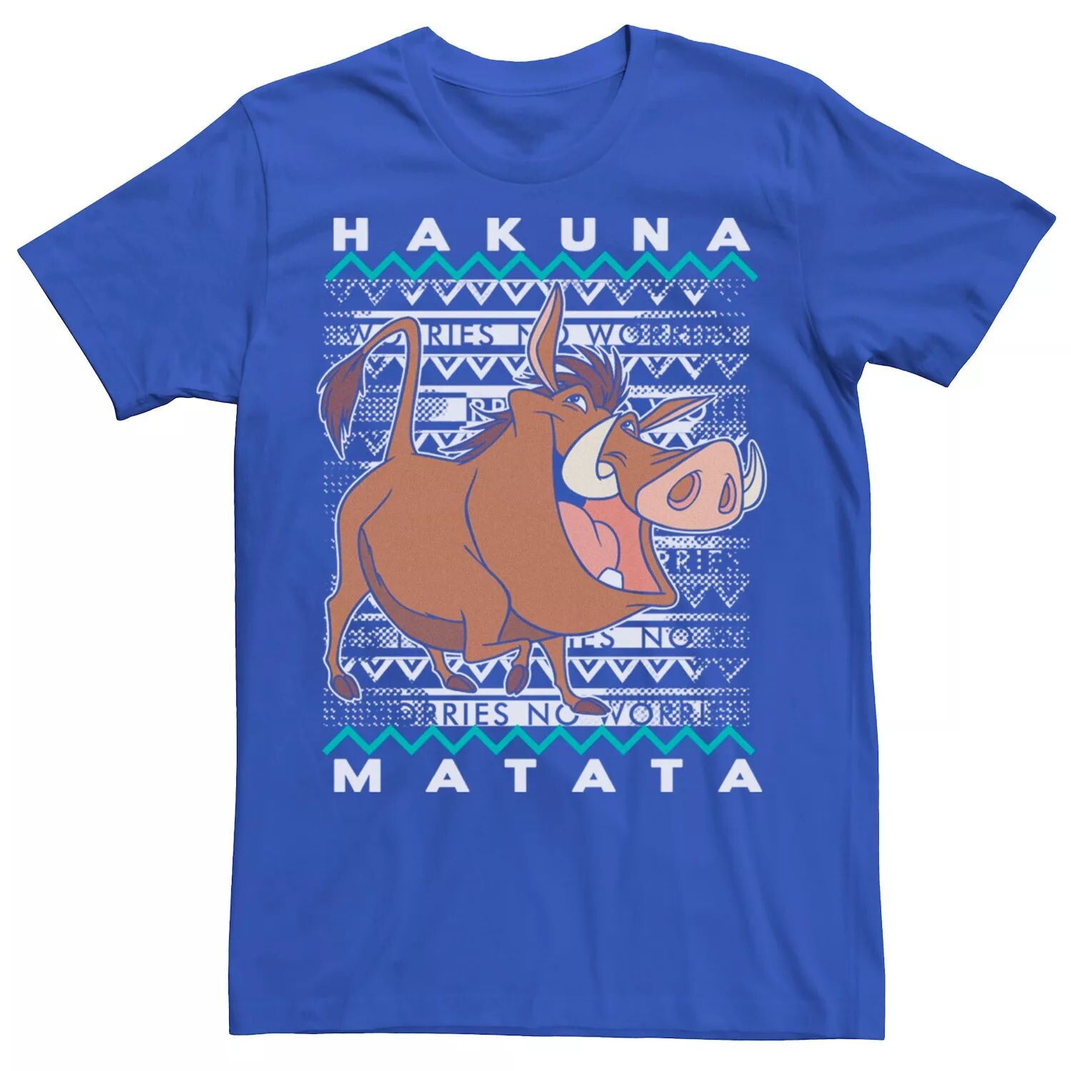 

Мужская футболка Disney King Lion King Pumba Hakuna Matata Licensed Character
