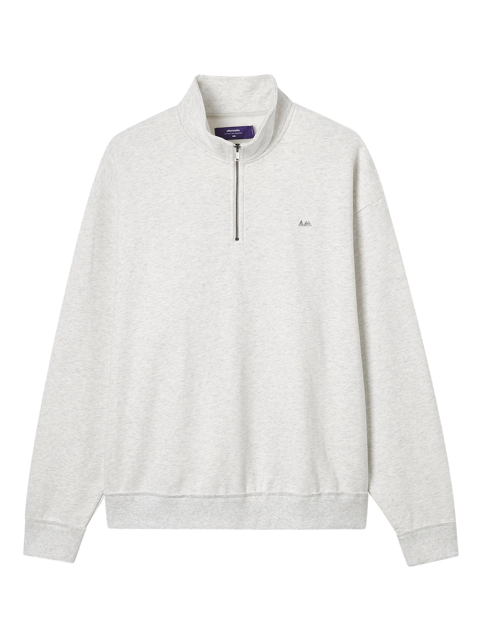 

Толстовка с воротником на молнии Aftermaths, серый