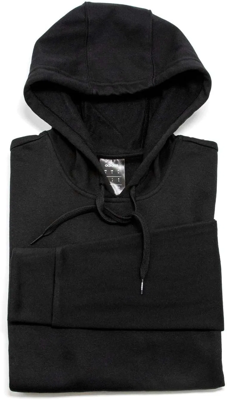 Мужская толстовка adidas Lin Pullover Hoodie, черно-белая — фото 3